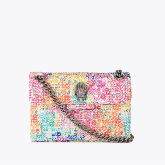 Kurt Geiger Rainbow Sequin Clutch